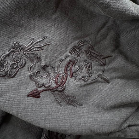 DS Supreme Dragon Overdyed Hooded Sweatshirt - Picture 7 of 10